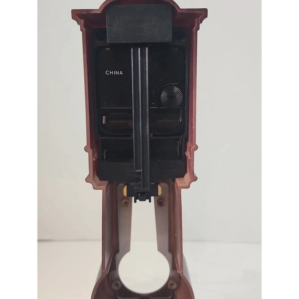 Vintage 1980s Chester Quartz Mini Grandfather Clock Works Plastic No Pendulum